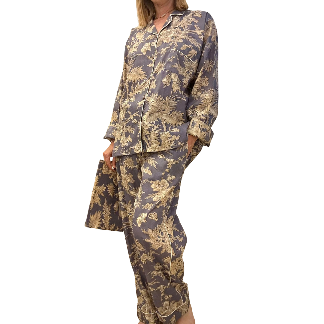 Jaipur Set – Completo 3 Pezzi in Cotone Block Print - zucchero -