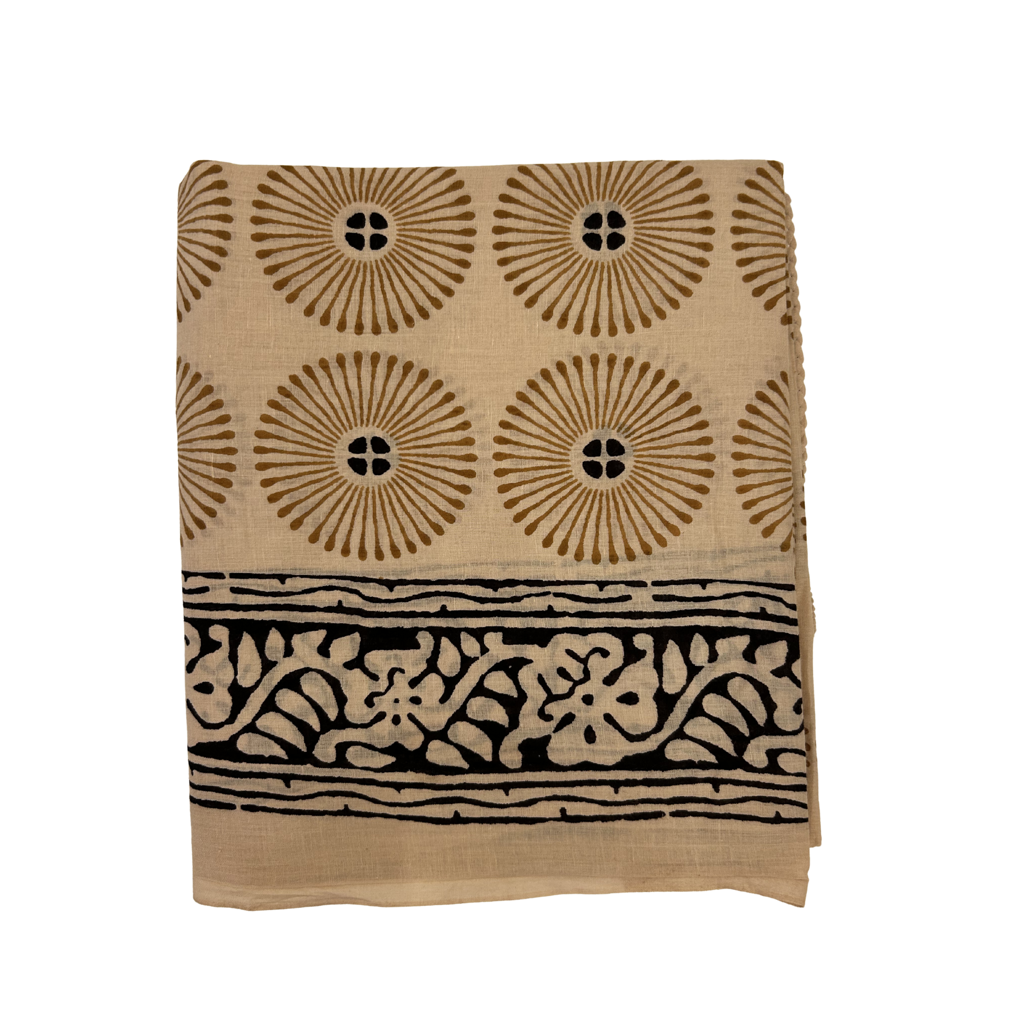 Sarong Pareo in Cotone 100% – Block Print Indiano | 110 x 170 cm - variante 219 -
