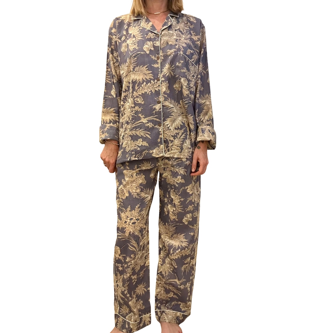 Jaipur Set – Completo 3 Pezzi in Cotone Block Print - zucchero -