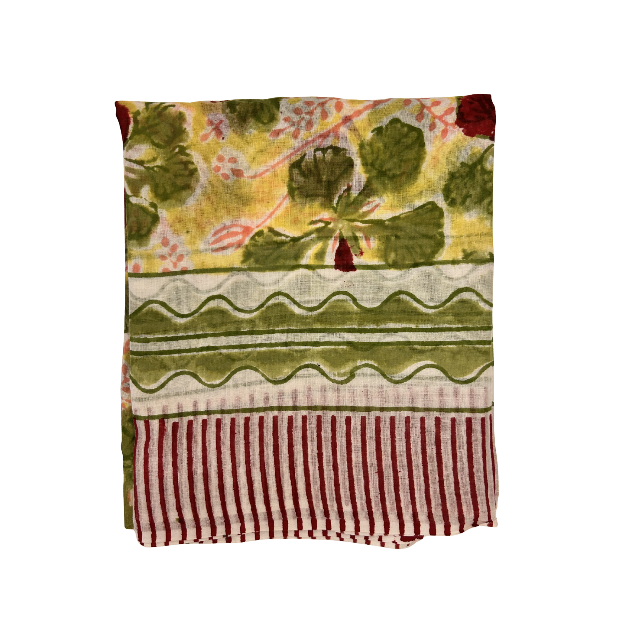 Sarong Pareo in Cotone 100% – Block Print Indiano | 110 x 170 cm - variante 221 -