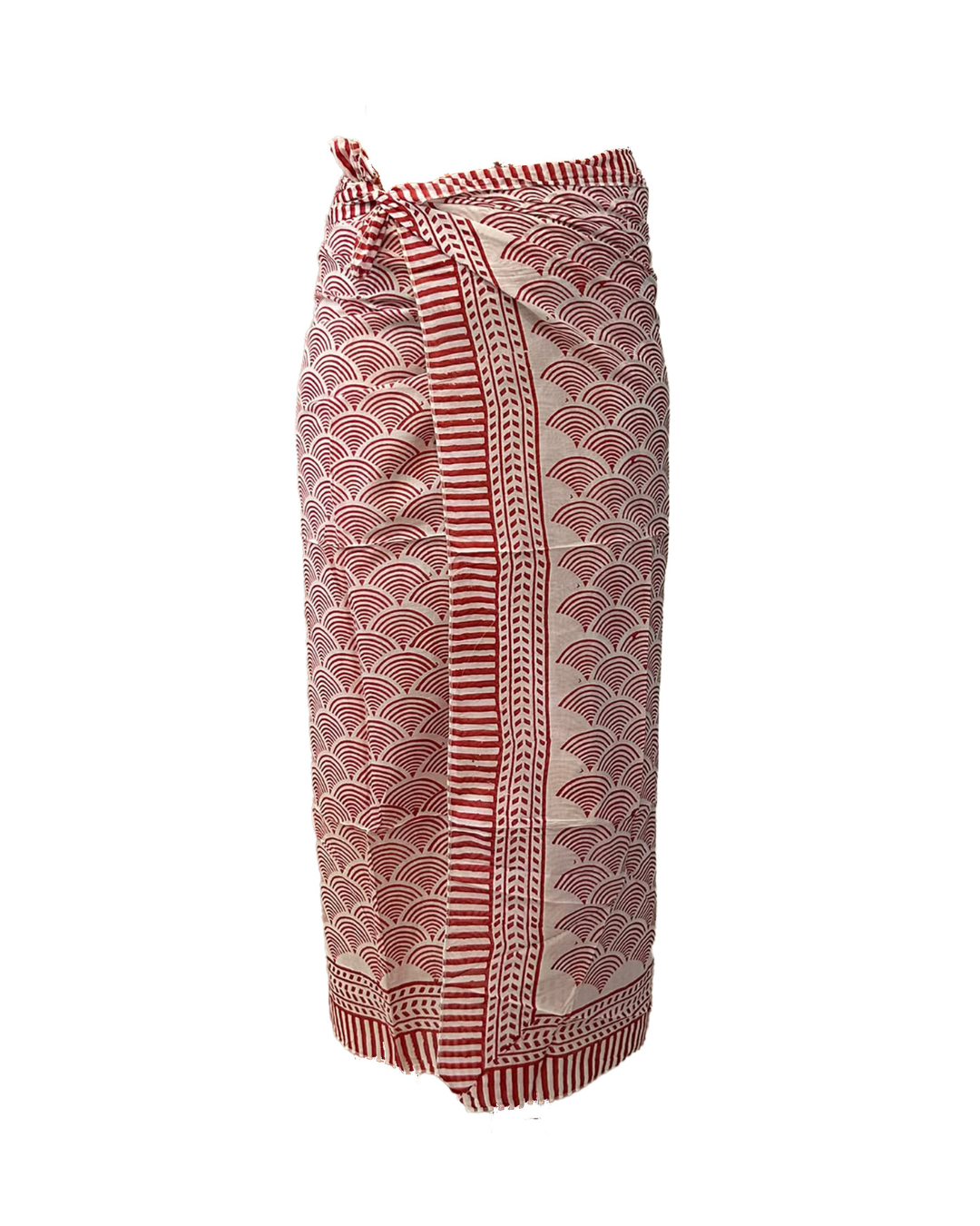 Sarong Pareo in Cotone 100% – Block Print Indiano | 110 x 170 cm - variante 86 -