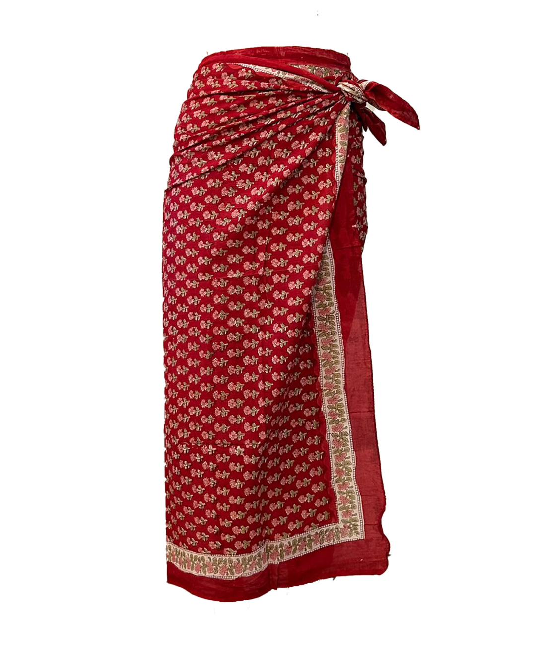 Sarong Pareo in Cotone 100% – Block Print Indiano | 110 x 170 cm - variante 87 -