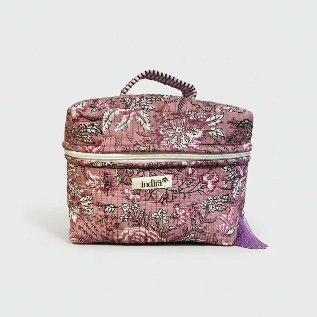 PADMA– Beauty Case Trapuntato in Cotone