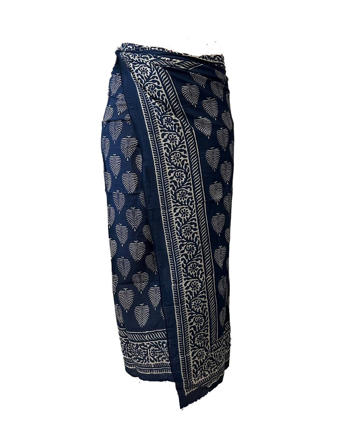 Sarong Pareo in Cotone 100% – Block Print Indiano | 110 x 170 cm - variante 303 -
