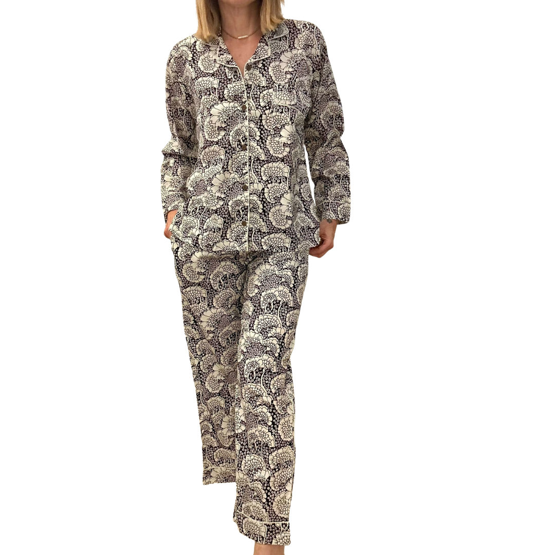 Jaipur Set – Completo 3 Pezzi in Cotone Block Print - tulipani -