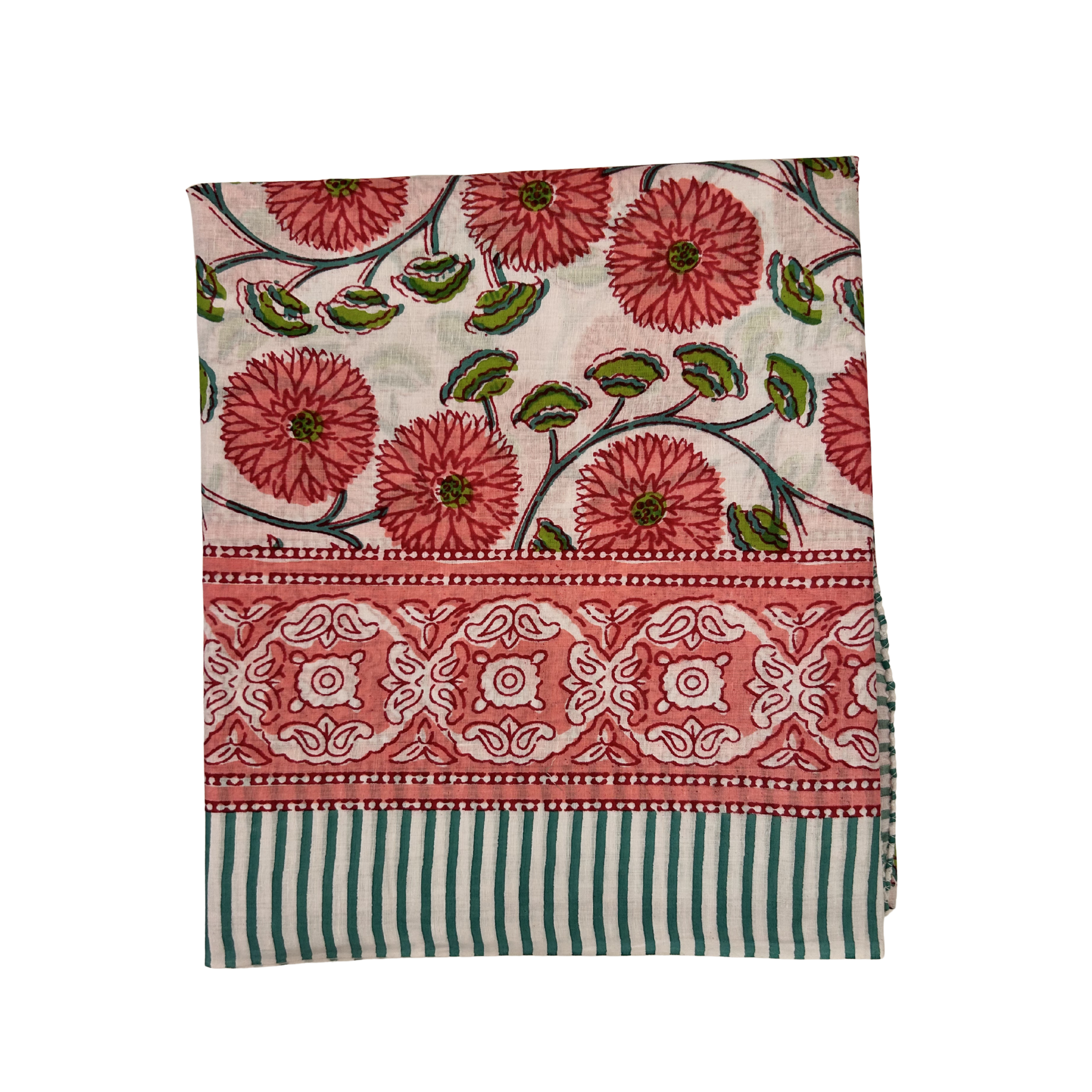 Sarong Pareo in Cotone 100% – Block Print Indiano | 110 x 170 cm - variante 206 -