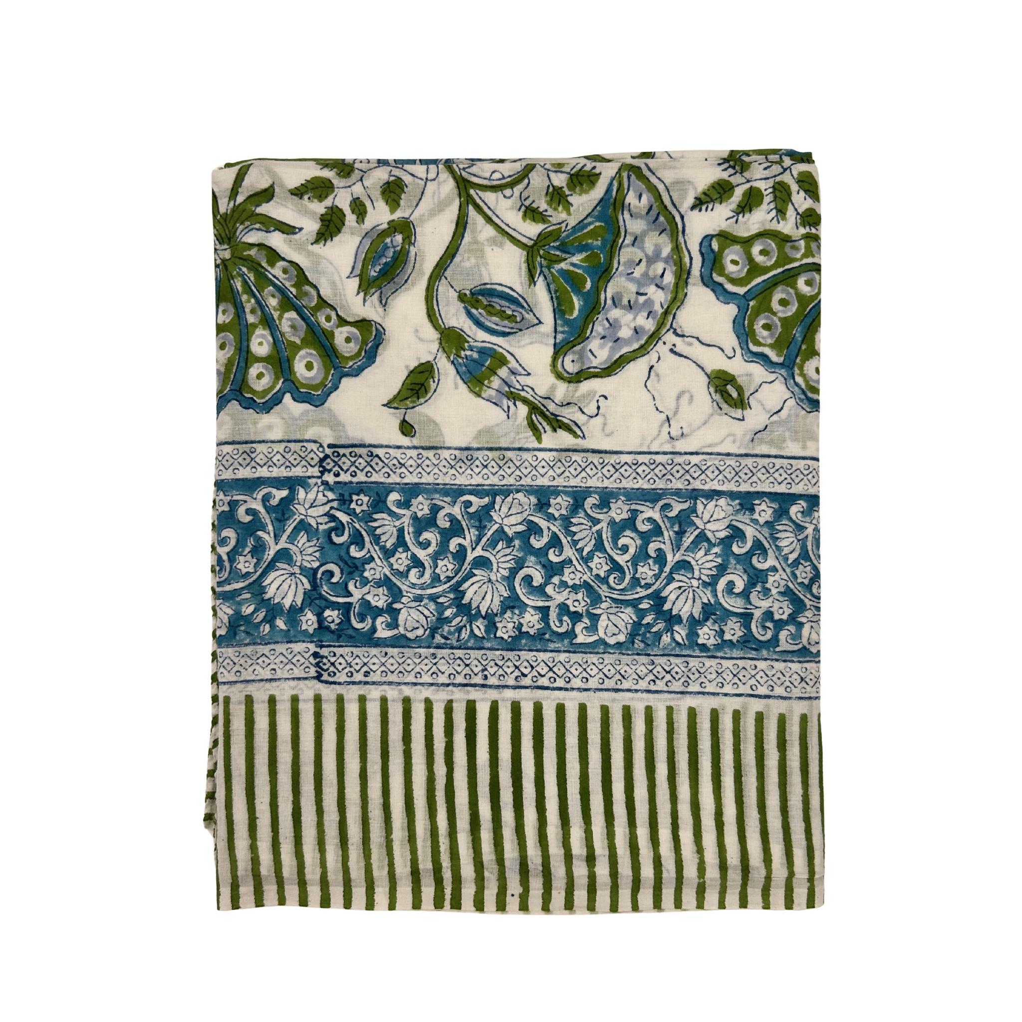 Sarong Pareo in Cotone 100% – Block Print Indiano | 110 x 170 cm - variante 105 -