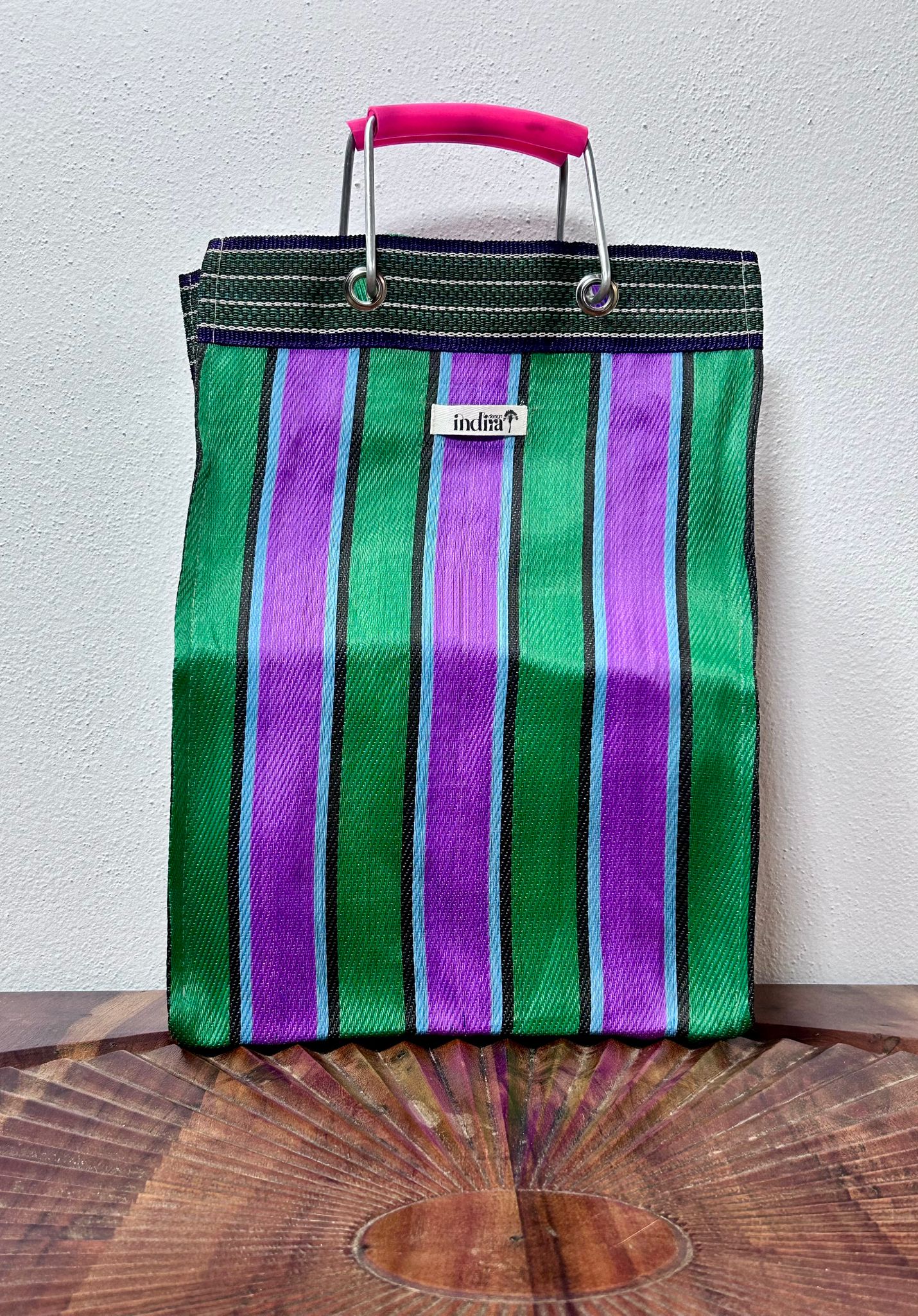DINA – Borsa Artigianale in Plastica Riciclata, Upcycling Design