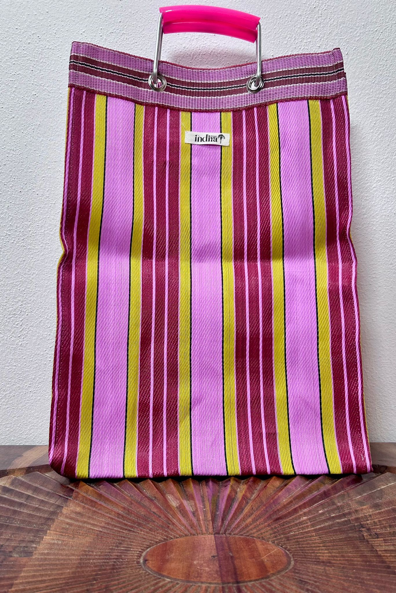DINA – Borsa Artigianale in Plastica Riciclata, Upcycling Design