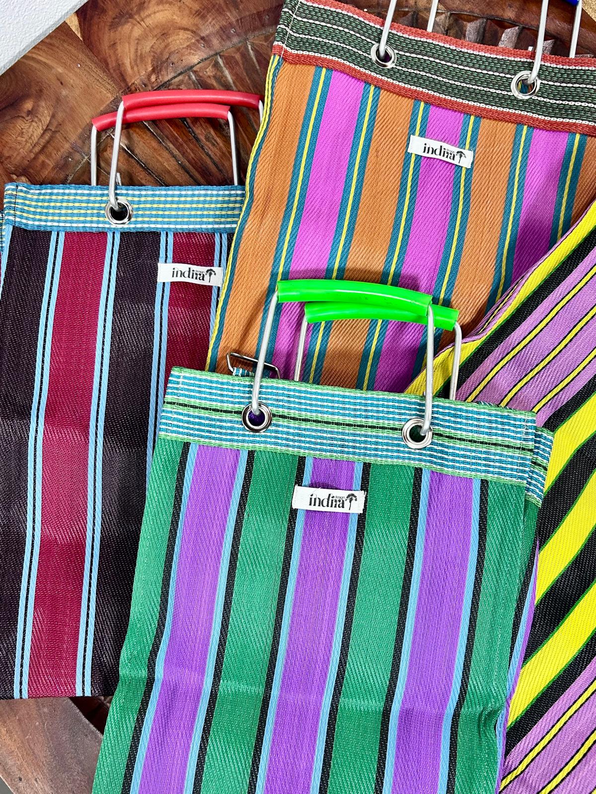 DINA – Borsa Artigianale in Plastica Riciclata, Upcycling Design