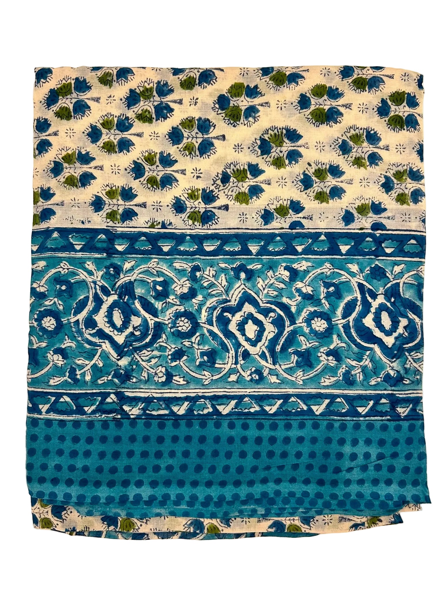 Sarong Pareo in Cotone 100% – Block Print Indiano | 110 x 170 cm - variante 308 -