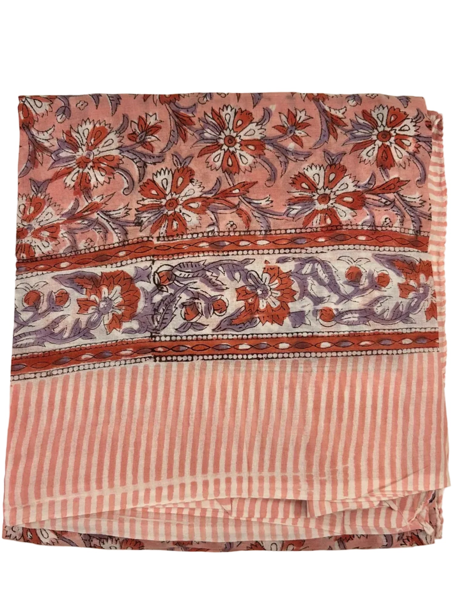 Sarong Pareo in Cotone 100% – Block Print Indiano | 110 x 170 cm - variante 310 -