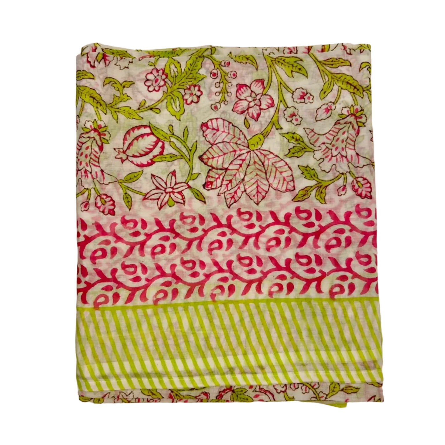 Sarong Pareo in Cotone 100% – Block Print Indiano | 100 x 170 cm - variante A6 -