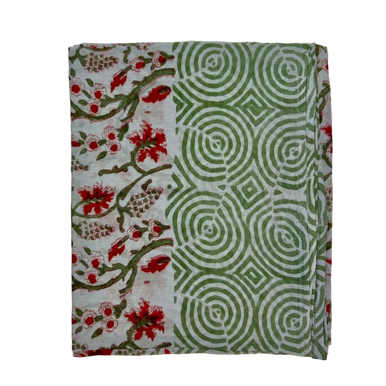 Sarong Pareo in Cotone 100% – Block Print Indiano | 100 x 170 cm - variante A13 -