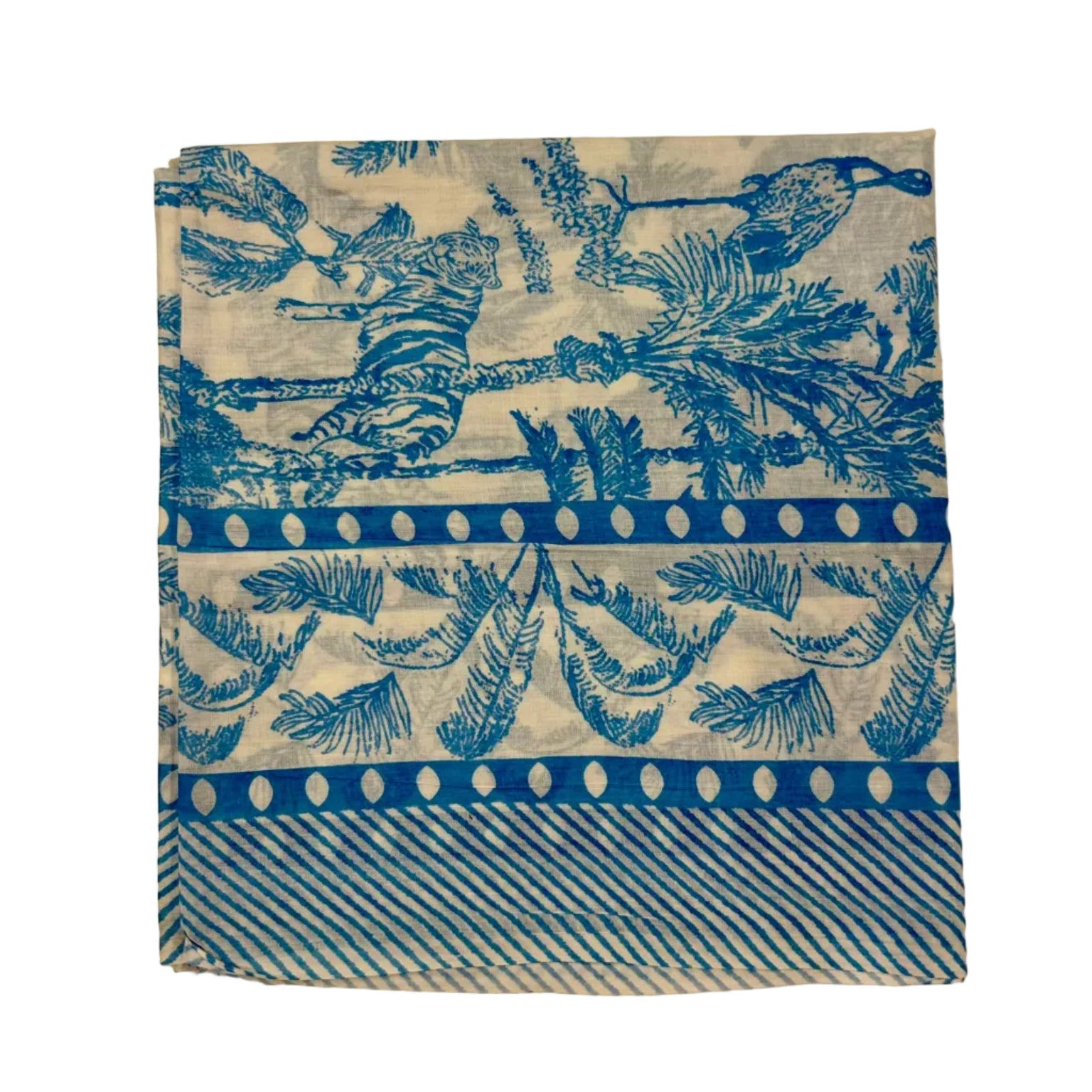 Sarong Pareo in Cotone 100% – Block Print Indiano | 100 x 170 cm - variante A20 -