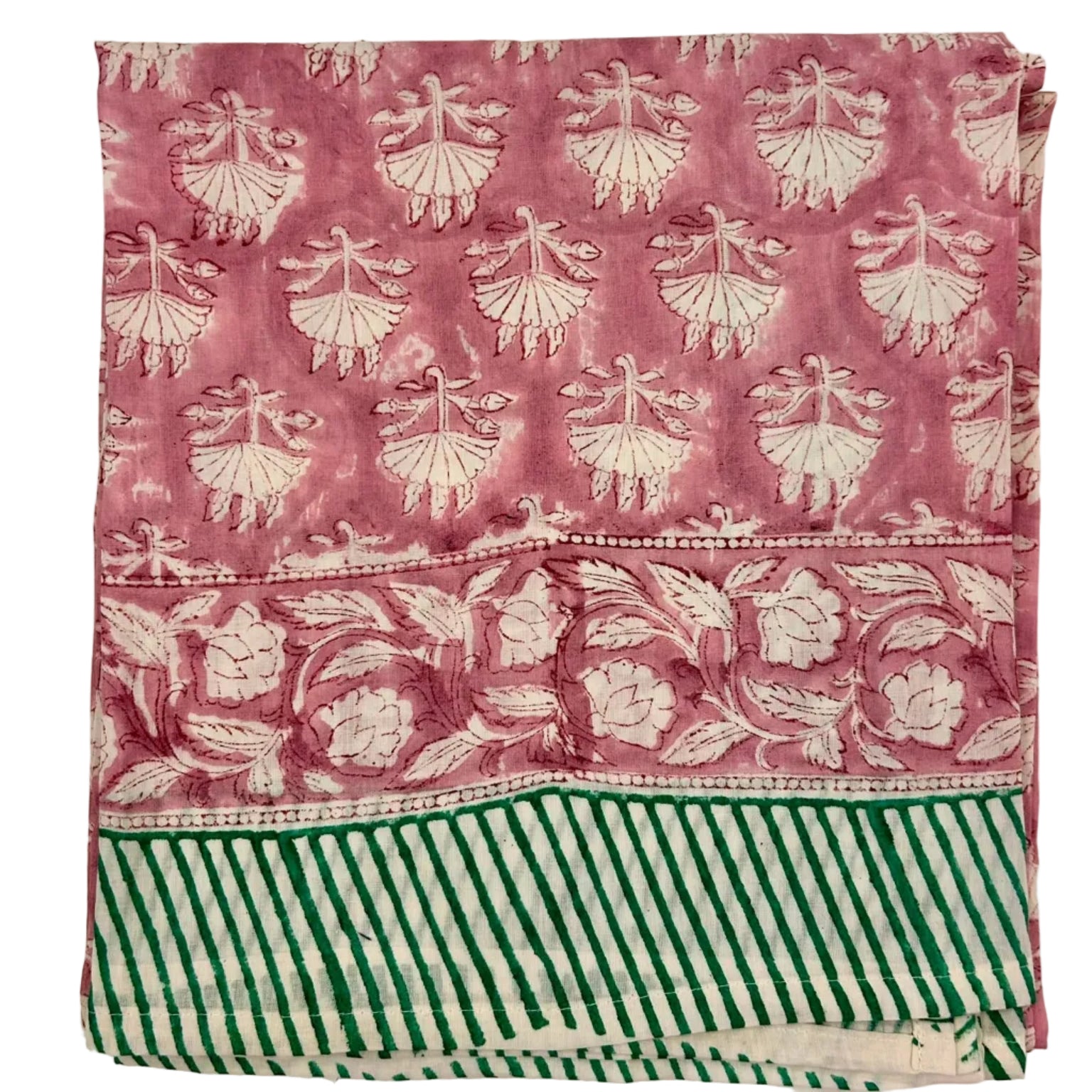 Sarong Pareo in Cotone 100% – Block Print Indiano | 100 x 170 cm - variante A5 -
