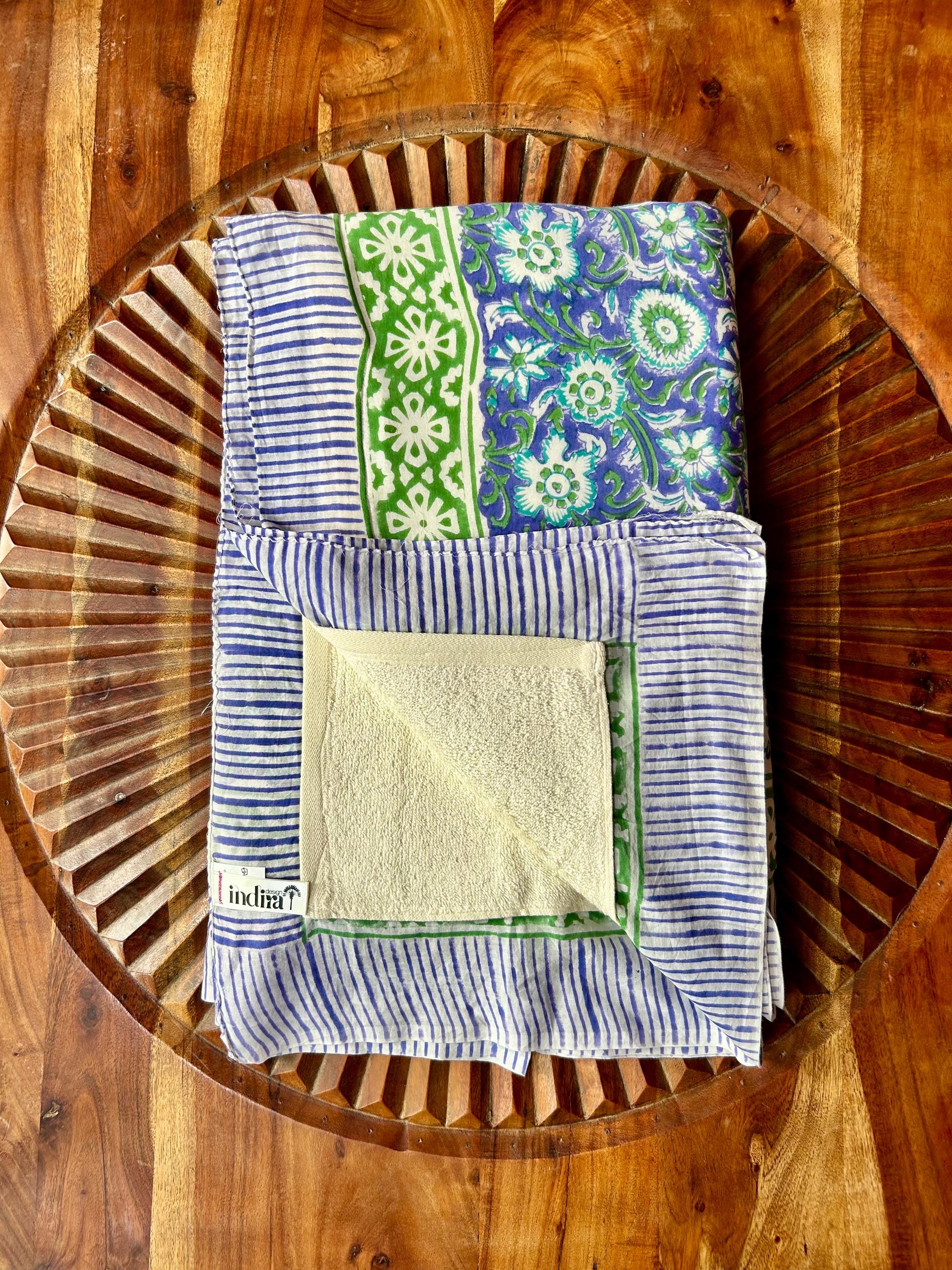 MAREA - Telo Mare Block Printed – 110 x 185 cm