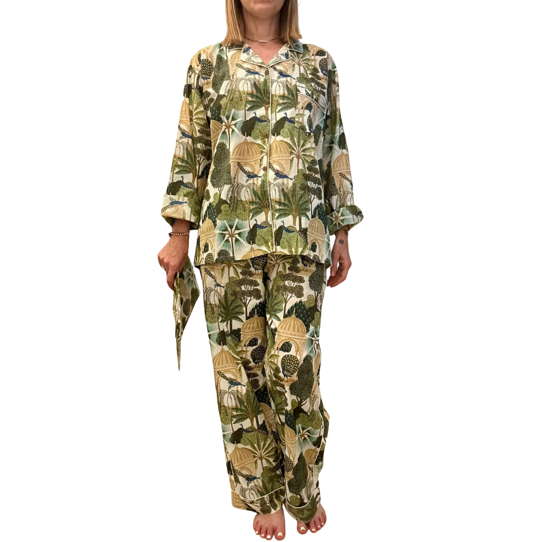 Jaipur Set – Completo 3 Pezzi in Cotone Block Print - giungla-