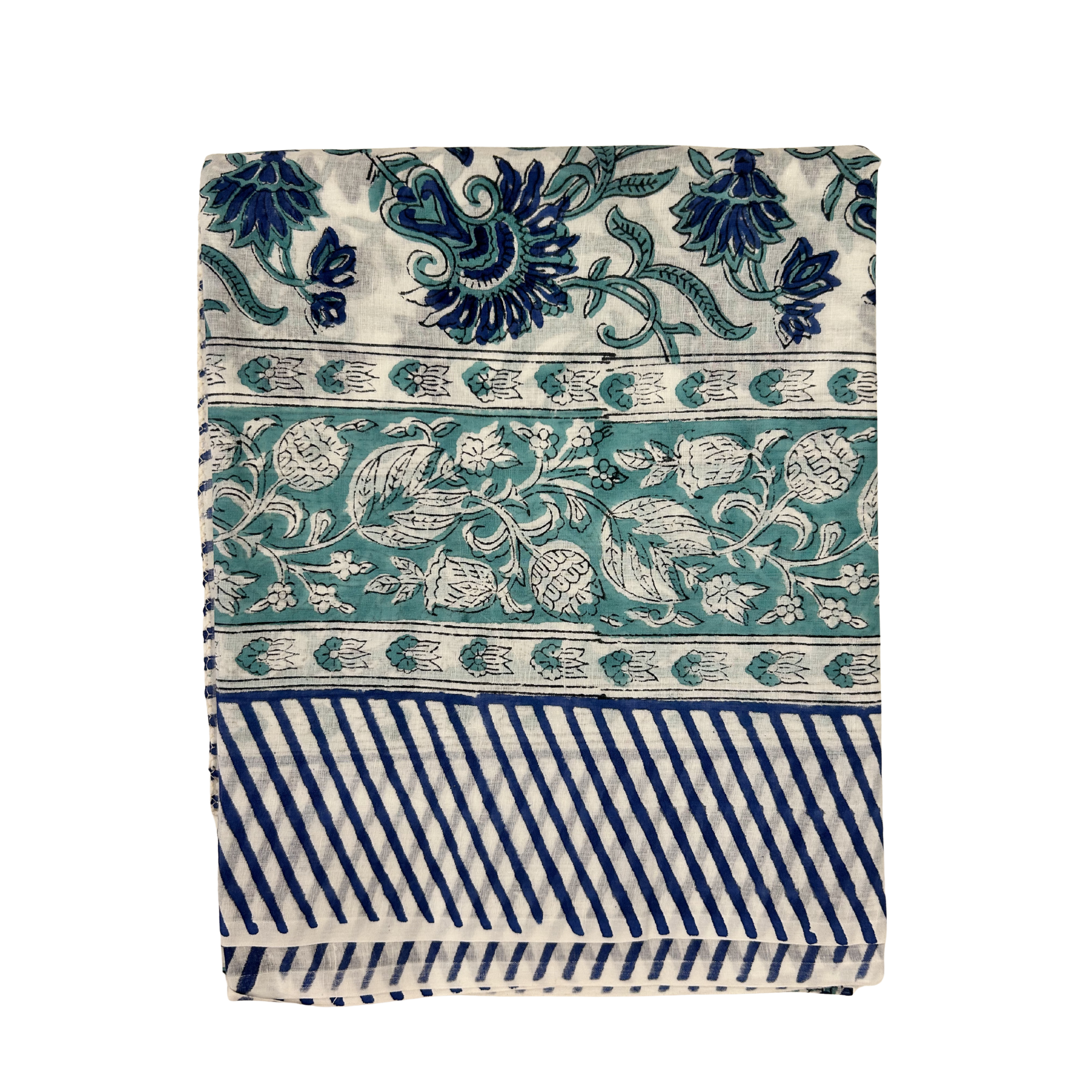 Sarong Pareo in Cotone 100% – Block Print Indiano | 110 x 170 cm - variante 210 -