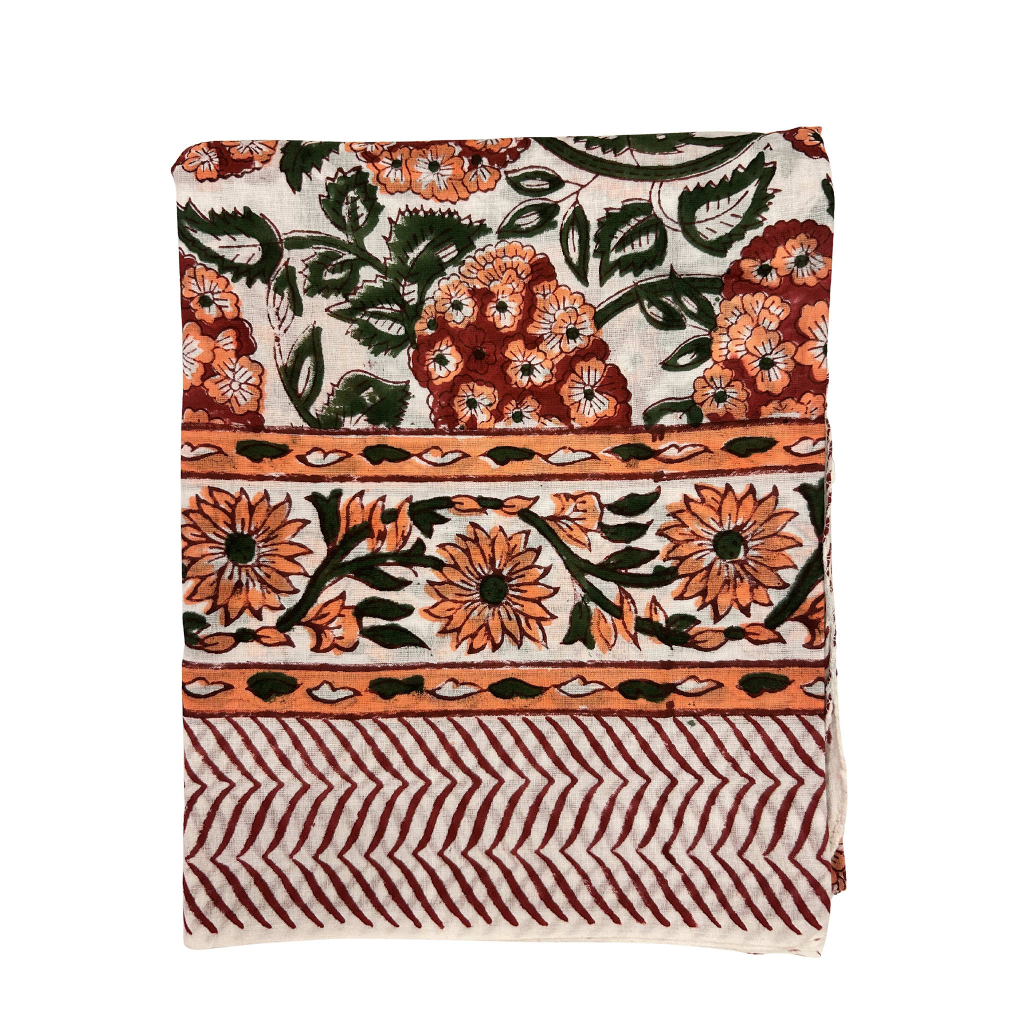 Sarong Pareo in Cotone 100% – Block Print Indiano | 110 x 170 cm - variante 223 -