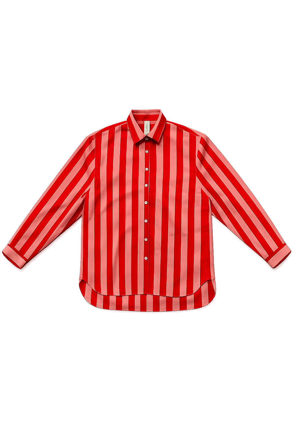 CANDY STRIPES - Camicia in 100% Cotone stampato a mano Block Print