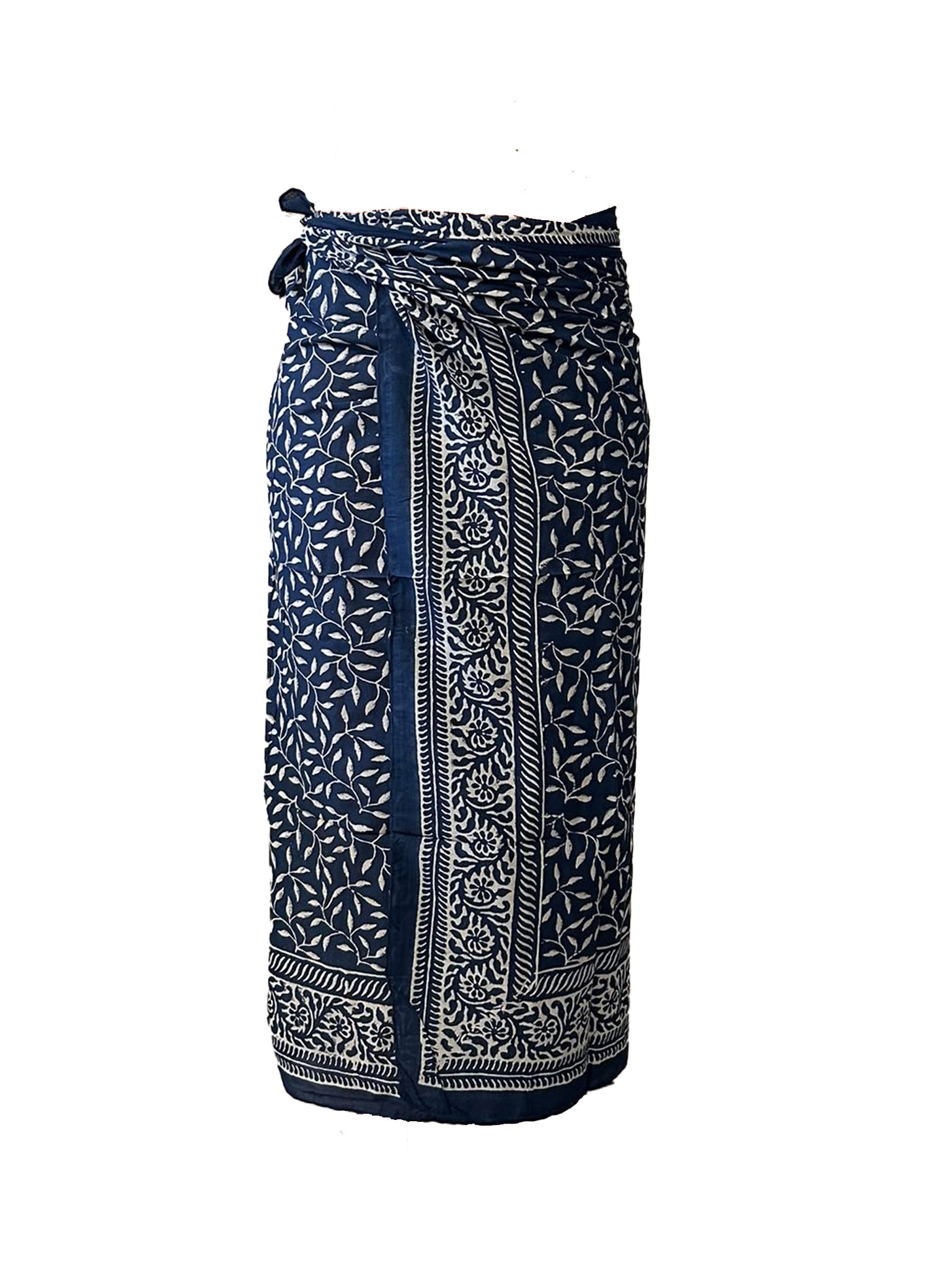 Sarong Pareo in Cotone 100% – Block Print Indiano | 110 x 170 cm - variante 305 -
