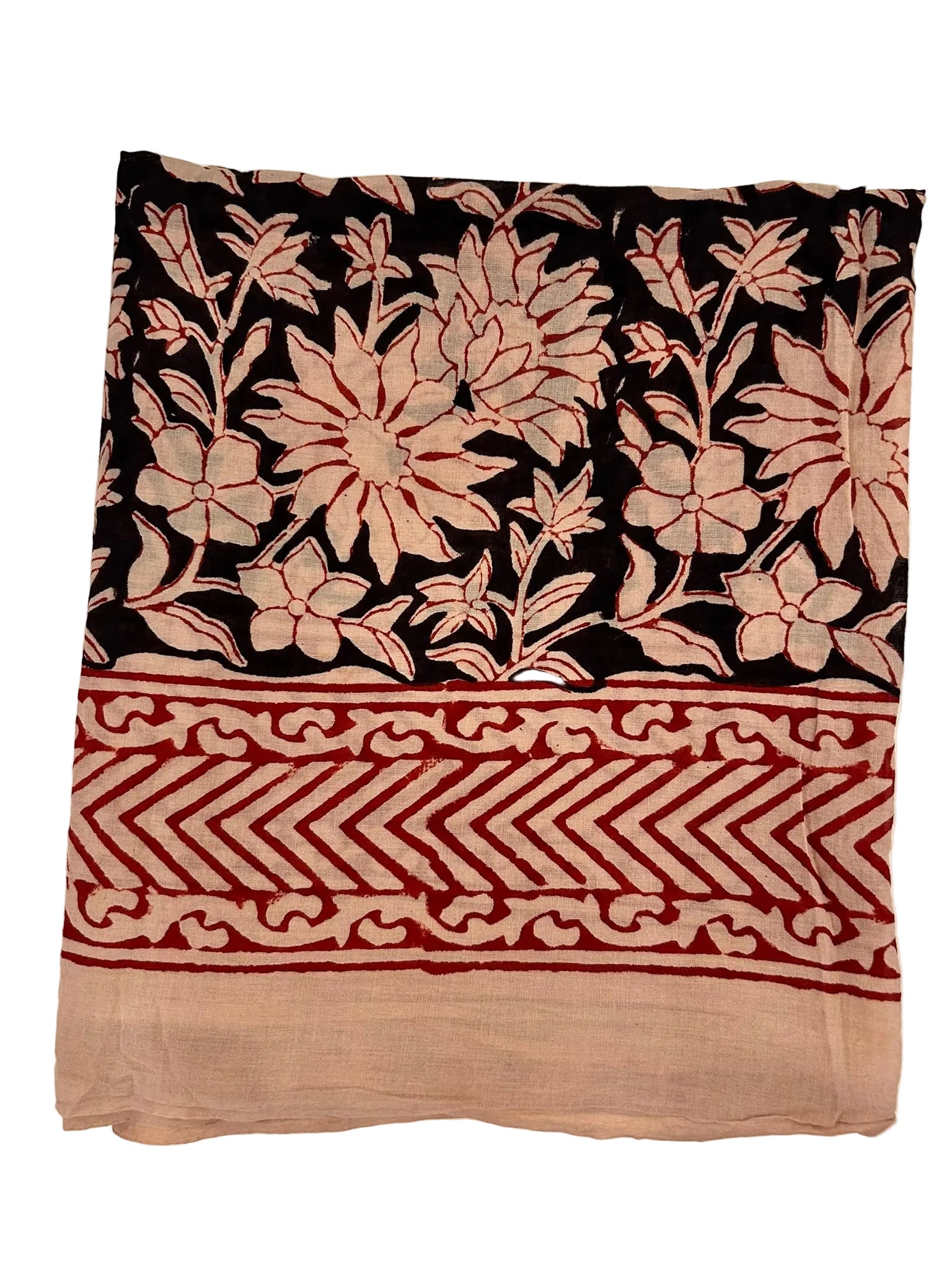 Sarong Pareo in Cotone 100% – Block Print Indiano | 110 x 170 cm - variante 307 -