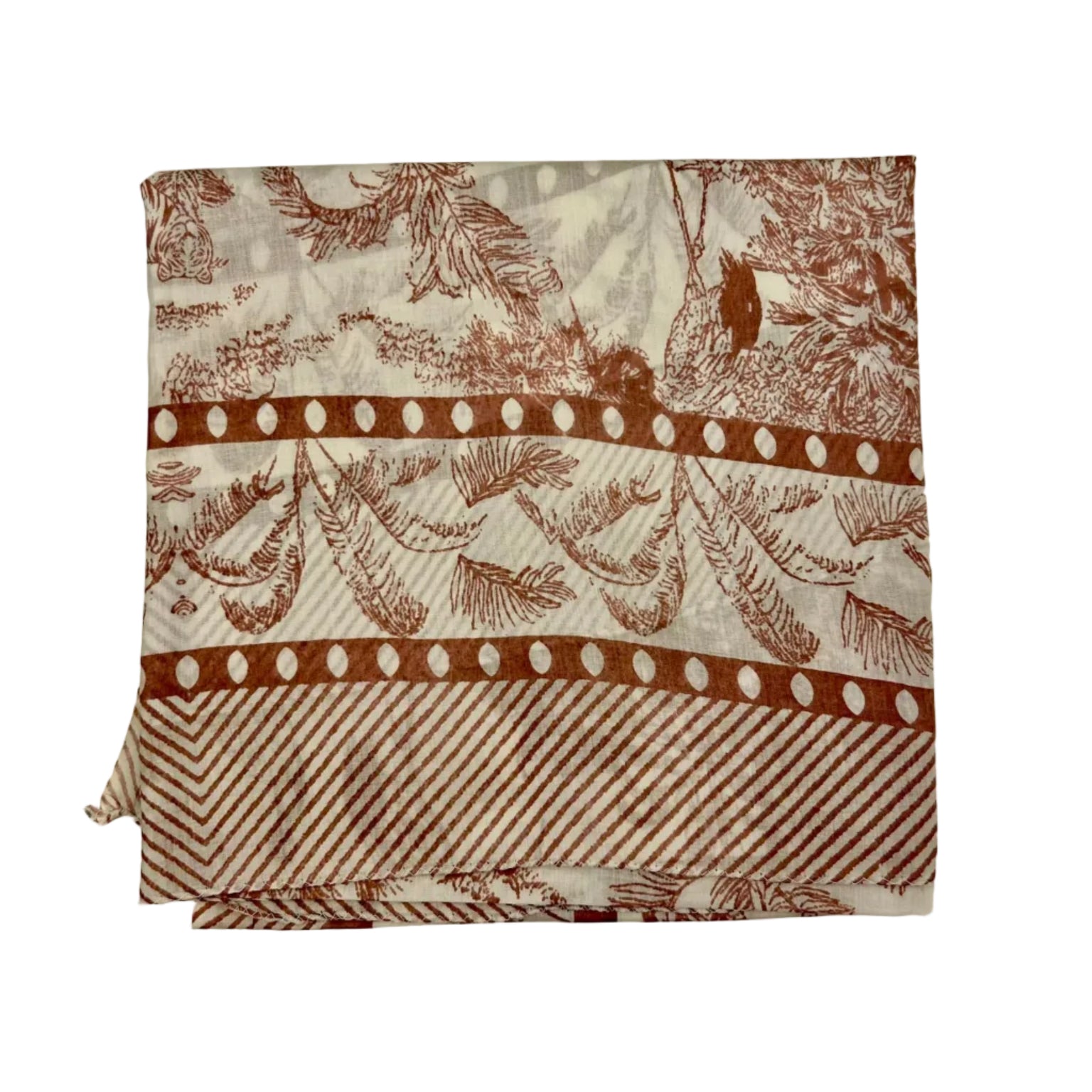 Sarong Pareo in Cotone 100% – Block Print Indiano | 100 x 170 cm - variante A21 -