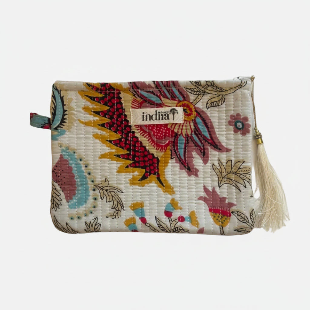 Meera - Pochette Mini Block Print -M4