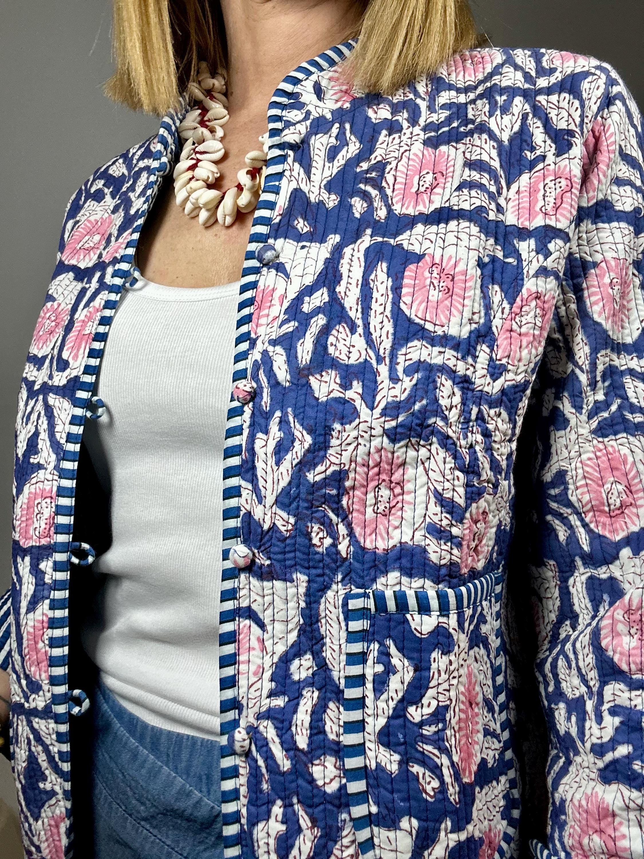 TARA - Giacca trapuntata reversibile in cotone 100%